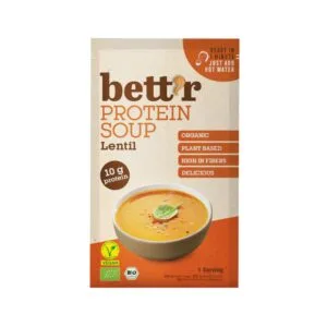 Bett'r Organic Protein Soup with Red Lentils 30g