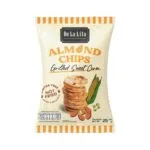 De La Lita Almond Chips Grilled Sweet Corn Flavor 25g – crunchy almond chips with sweet corn flavour
