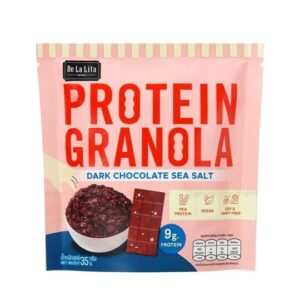 De La Lita Protein Granola Dark Chocolate Sea Salt 35g – high protein granola snack pack