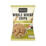 De La Lita Whole Wheat Chips Sour Cream and Onion Flavor 30g – whole grain chips with sour cream and onion