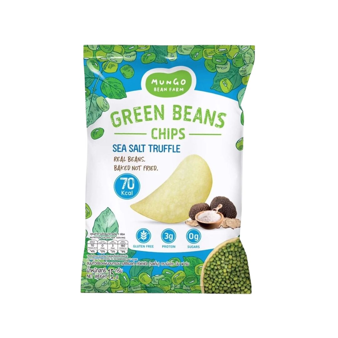 Mungo Bean Farm Chips Sea Salt Truffle 15g Mungo Bean Farm Chips Sea Salt Truffle 15g - Image 1