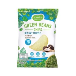 Mungo Bean Farm Chips Sea Salt Truffle 15g – premium mung bean chips with truffle flavour