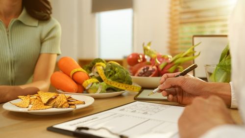 Meticulous selection of diet-specific healthy snacks grouped by dietary category